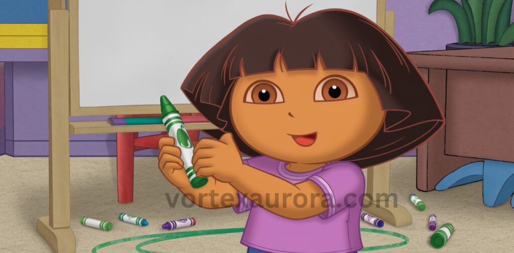 Dora Safety Wipe Off Crayons